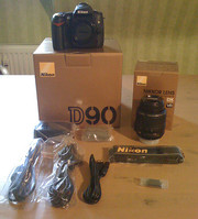 Selling Brand New Nikon D90 12MP DSLR Camera+18-135mm Lens